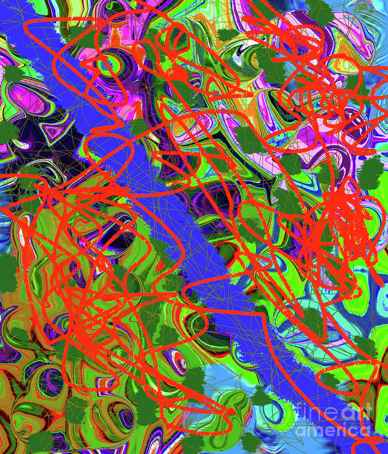 7-26-2011abcdefghijklm Digital Art by Walter Paul Bebirian