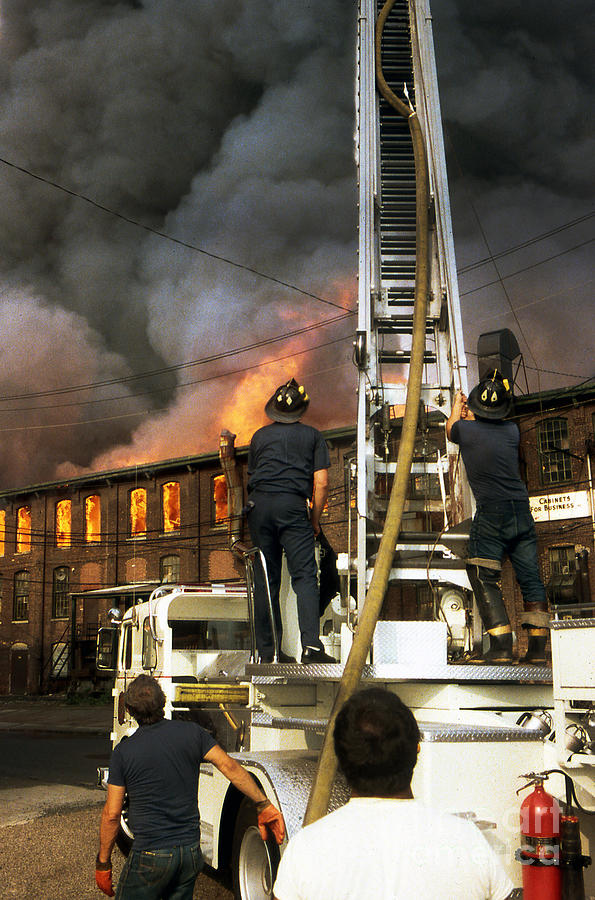 9-02-85 Passaic, NJ Labor Day Fire, Conflagration  #7 Photograph by Steven Spak