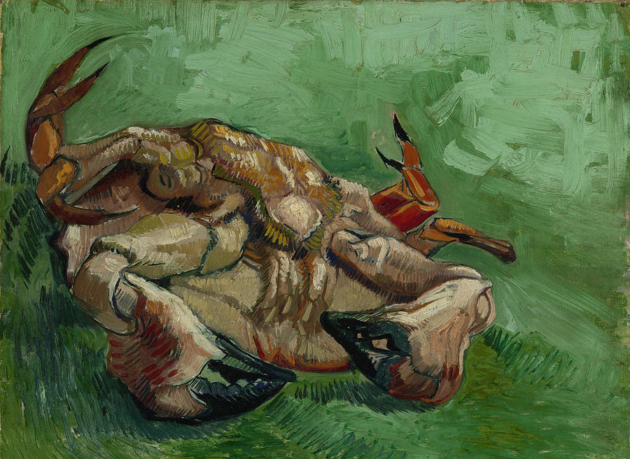 Vincent Van Gogh Painting - A crab on its back  #7 by Vincent van Gogh