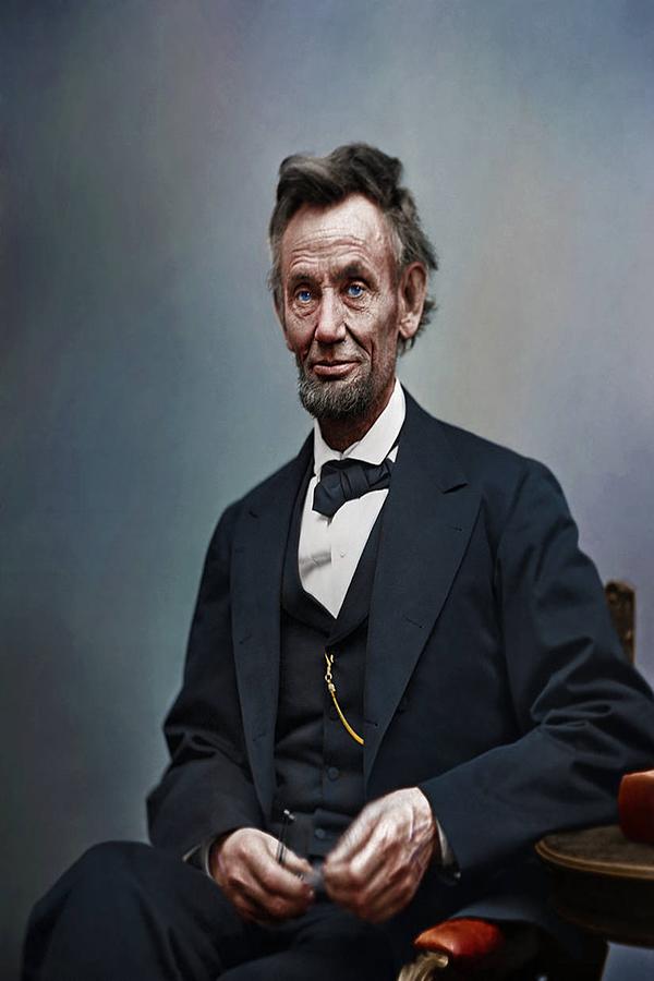 Abraham Lincoln artwork Painting by Artful Home Gallery Art - Fine Art ...