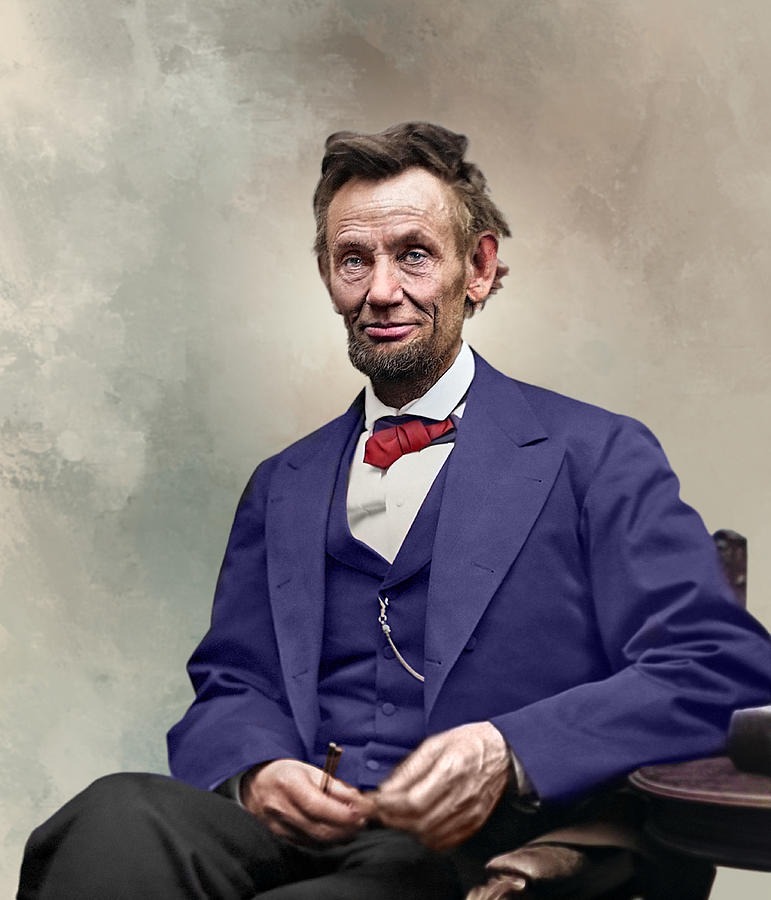 Abraham Lincoln #7 Mixed Media by Ed Taylor