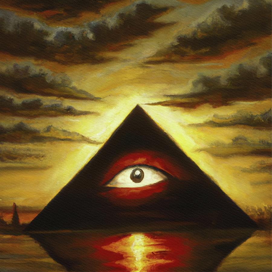 All Seeing Eye Painting by Esoterica Art Agency - Fine Art America