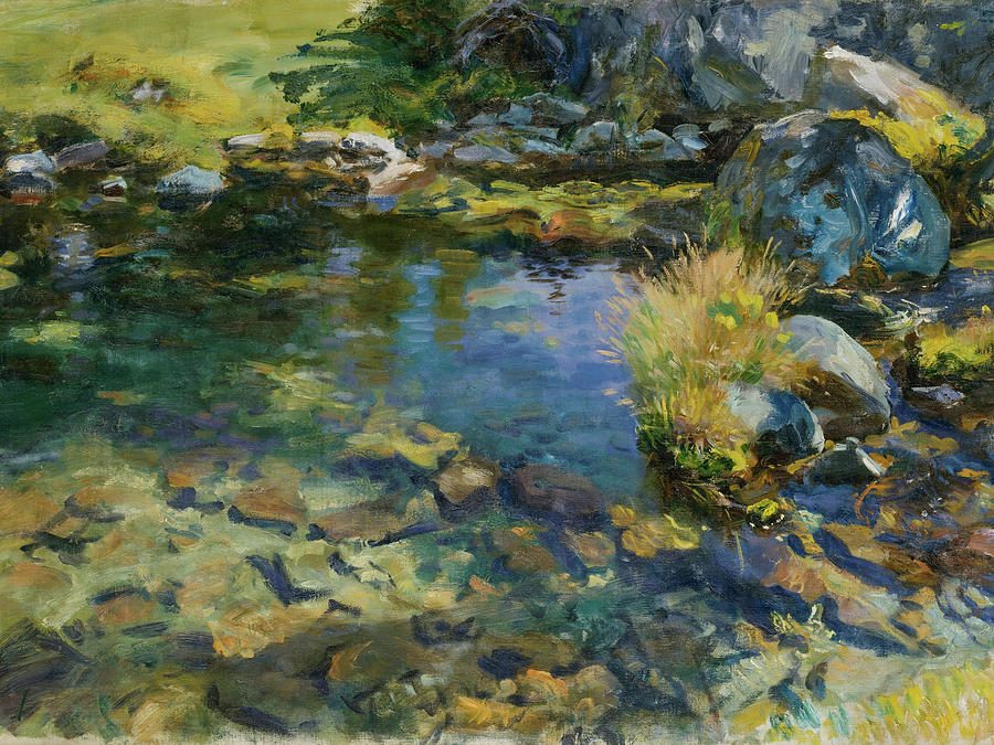 John Singer Sargent Painting - Alpine Pool #8 by John Singer Sargent