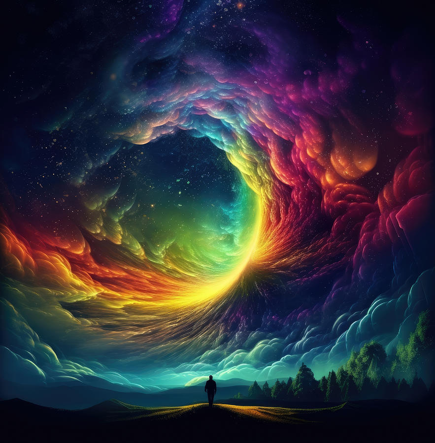 Amazing Colorful Aura Digital Art by Marek Sroka Fine Art America