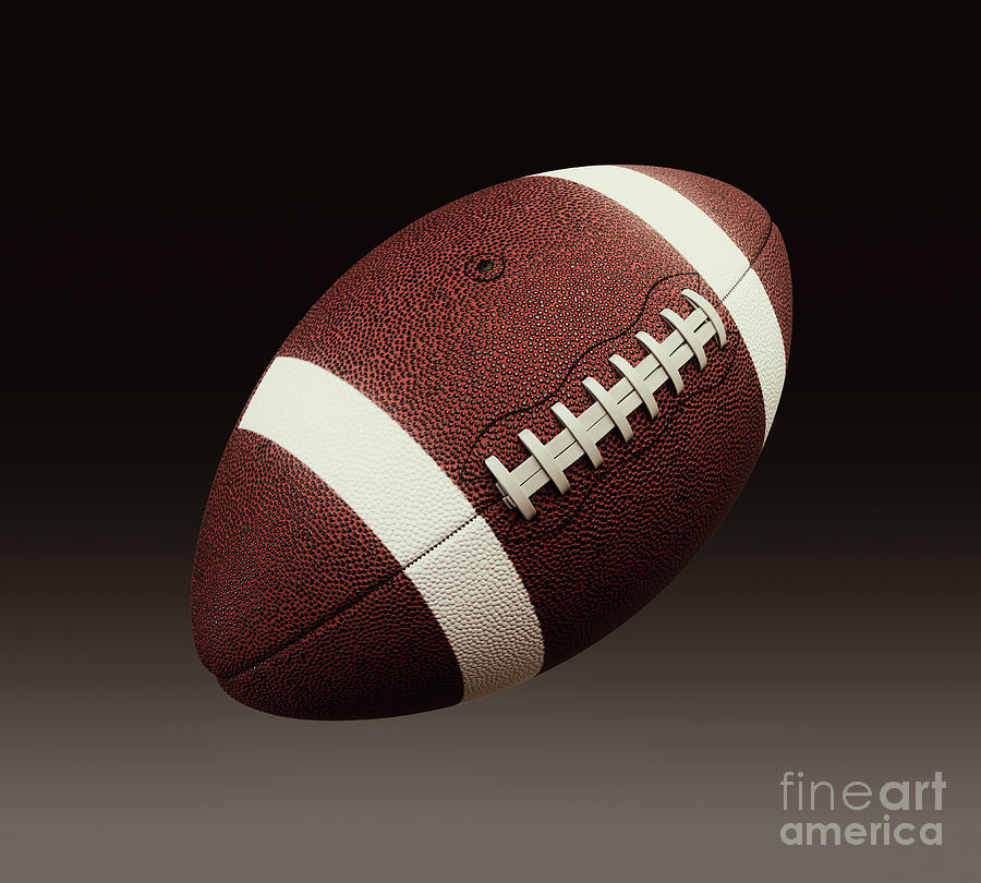 American Football Ball Digital Art