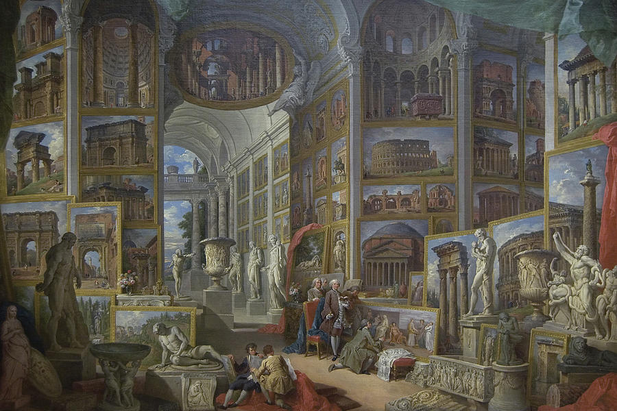 Panini Painting - Ancient Rome #5 by Giovanni Paolo Panini