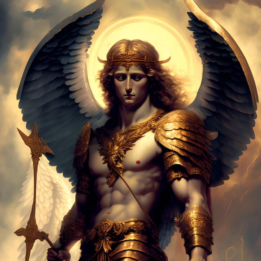 Archangel Michael - Angel of Strength and Will, Generative AI Il ...