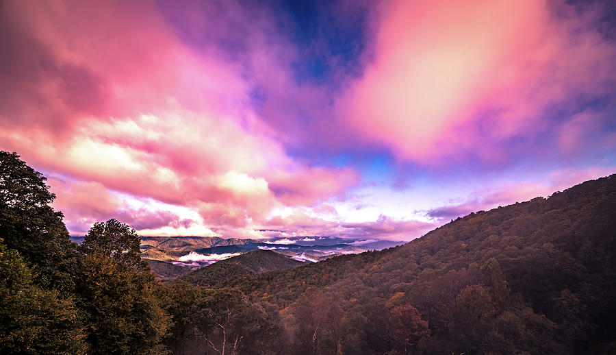 Autumn in the Appalachian Mountains Viewed Along the Blue Ridge  #7 Photograph by Alex Grichenko