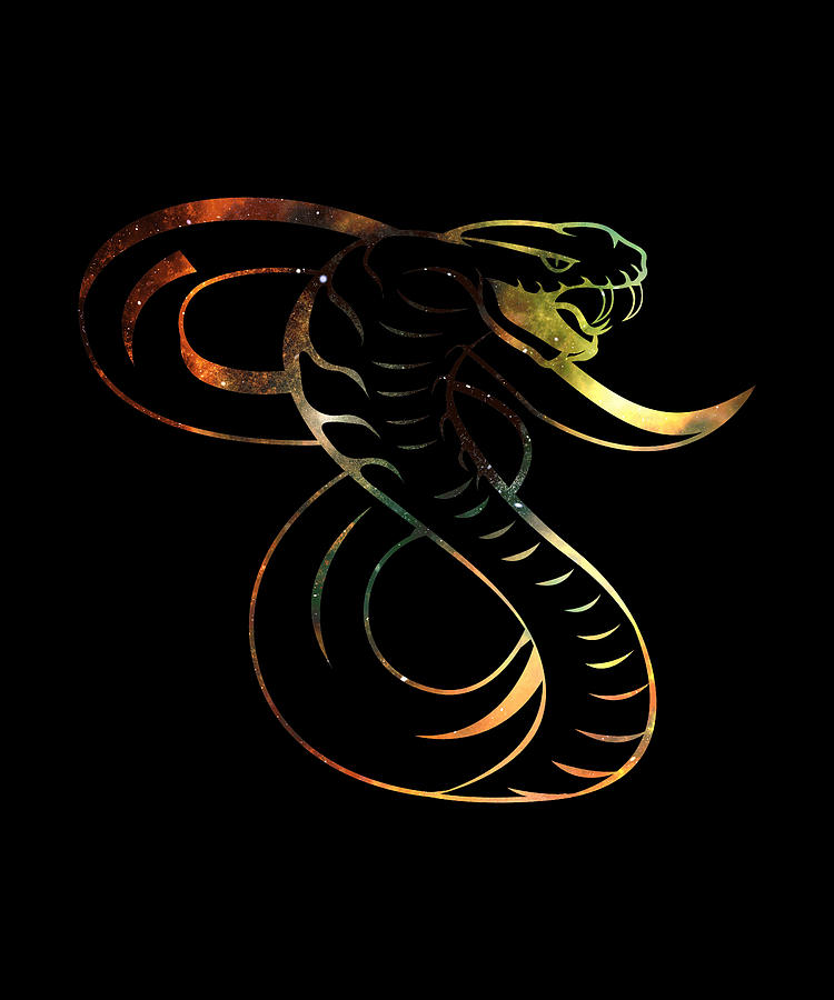 Awesome King Cobra Snake Digital Art by CalNyto - Pixels