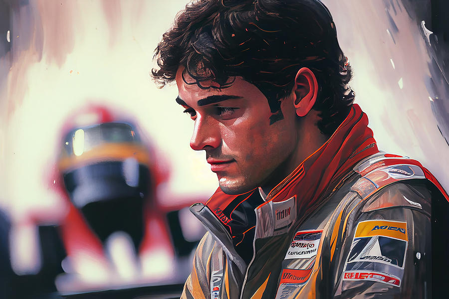 Ayrton Senna Mixed Media by Tim Hill - Fine Art America