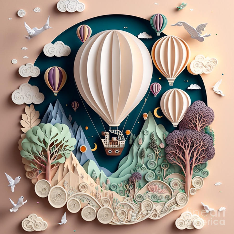 Balloons Mixed Media by Jay Schankman
