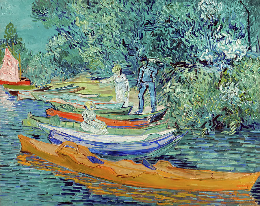 Bank Of The Oise At Auvers By Vincent Van Gogh Painting