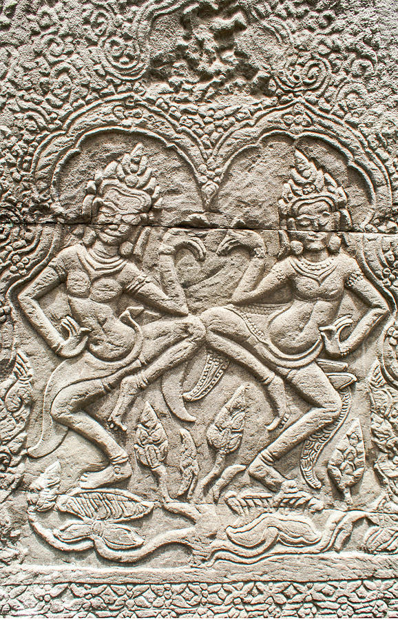 Banteay Kdei #7 Digital Art by Carol Ailles