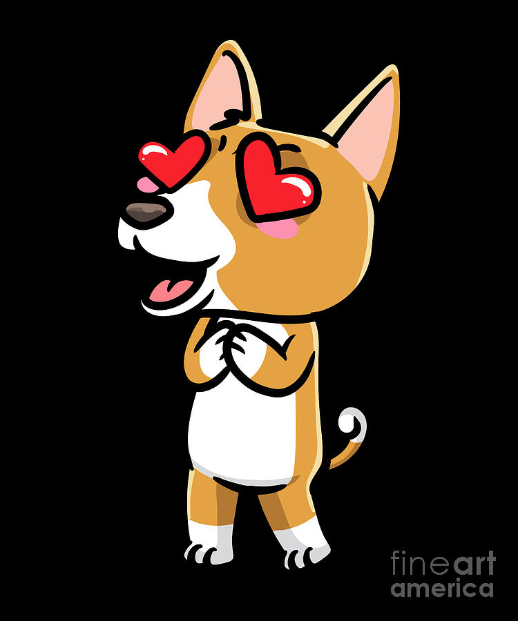 Basenji Congo Dog Emoticon Digital Art by ZimStarUS - Pixels