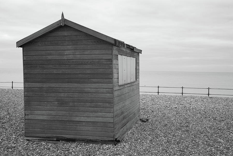 Beach hut at Kingsdown #7 Photograph by Ian Middleton