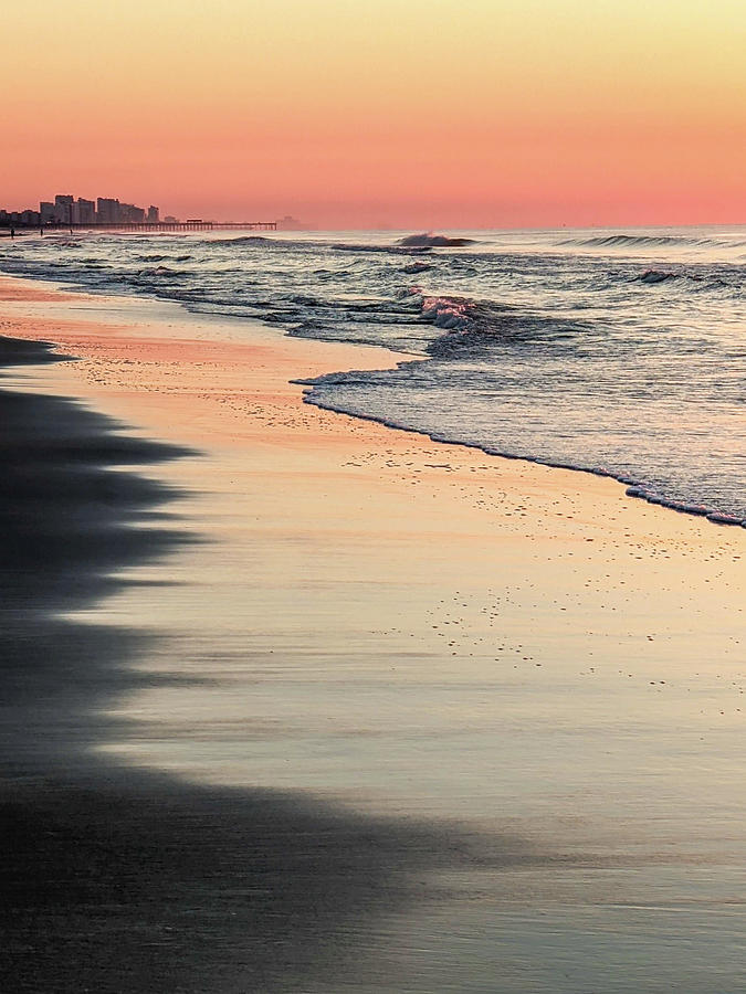 Beautiful Sunrise At Myrtle Beach In South Carolina Atlantic Oce #7 Photograph by Alex Grichenko