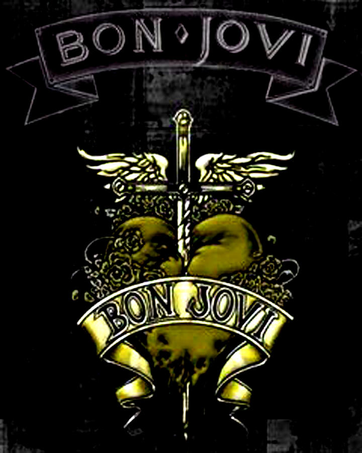 Best Of Bon Jovi Digital Art by Alexia Brookwood | Pixels