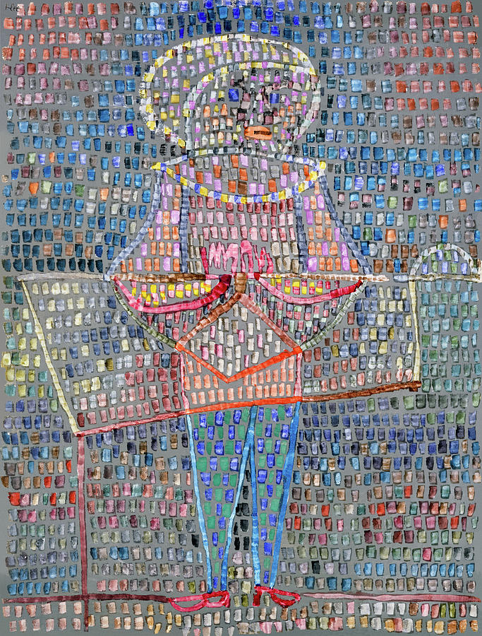 Paul Klee Painting - Boy in Fancy Dress #8 by Paul Klee