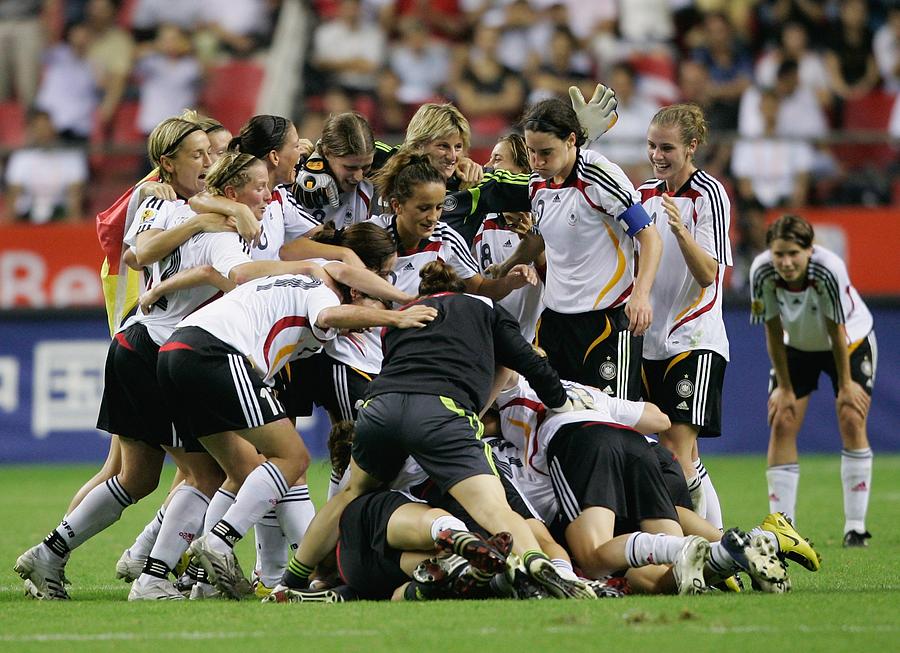 Brazil v Germany - Womens World Cup 2007 Final #7 Photograph by Christof Koepsel
