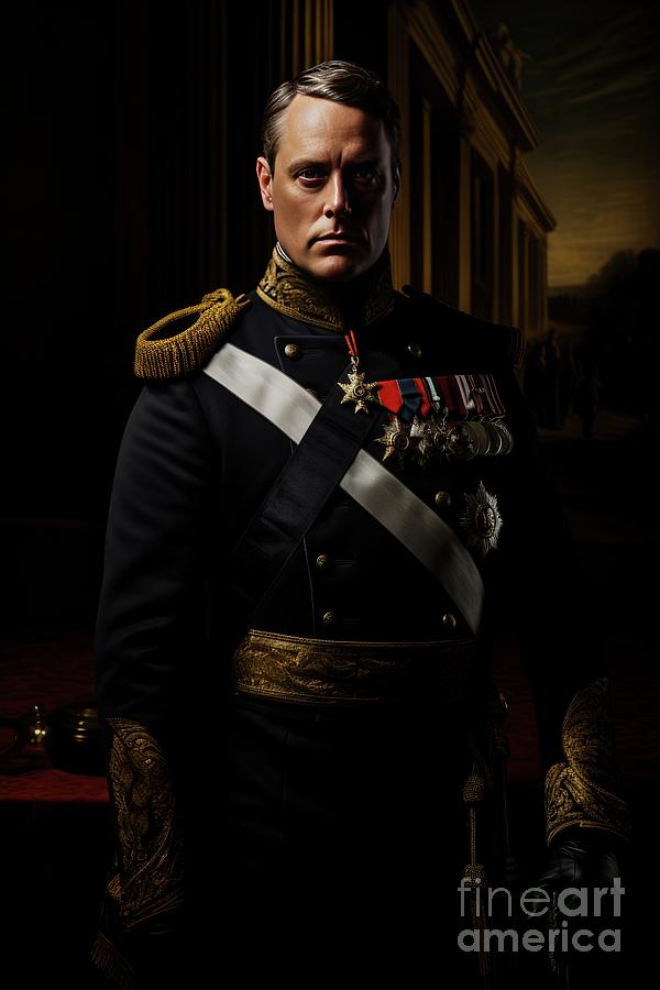 British Military Officer $5 Digital Art by Fine Art Attic - Fine Art ...