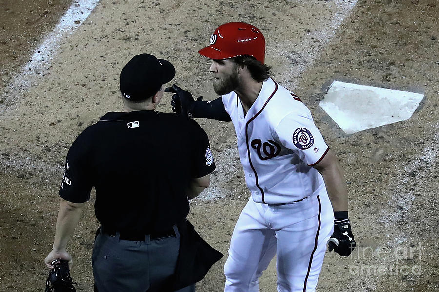 Bryce Harper Photograph by Rob Carr Bryce Harper Photograph by Rob Carr