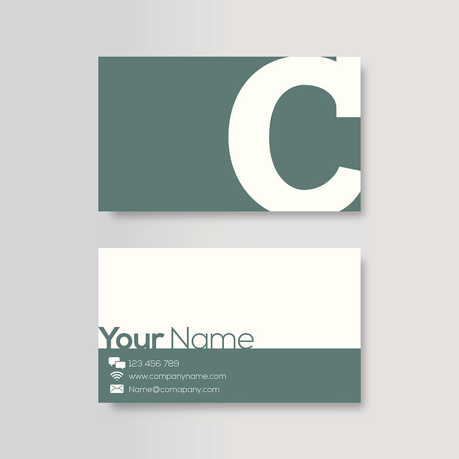 Business card template #7 Drawing by Mattjeacock