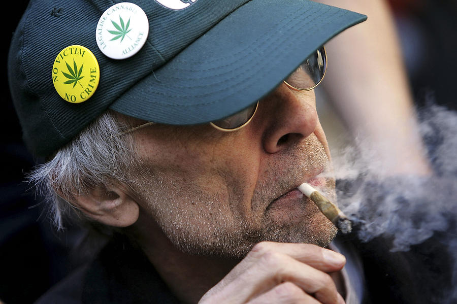 Cannabis March And Rally Takes Place In Central London #7 Photograph by Chris Jackson