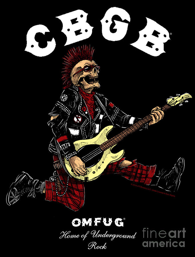 Cbgb And Omfug Digital Art By Angelina Lovegrove