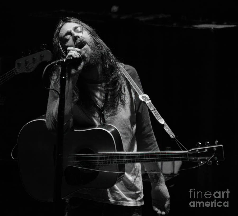 Musician Photograph - Chris Robinson with The Black Crowes #7 by David Oppenheimer