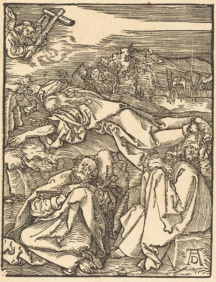 Christ on the Mount of Olives Drawing by Albrecht Durer - Fine Art America