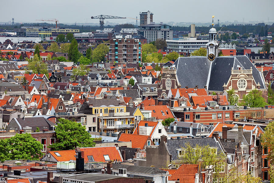 City of Amsterdam Cityscape #7 Photograph by Artur Bogacki