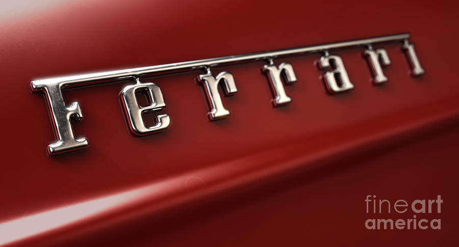 Classic Ferrari Emblem Digital Art