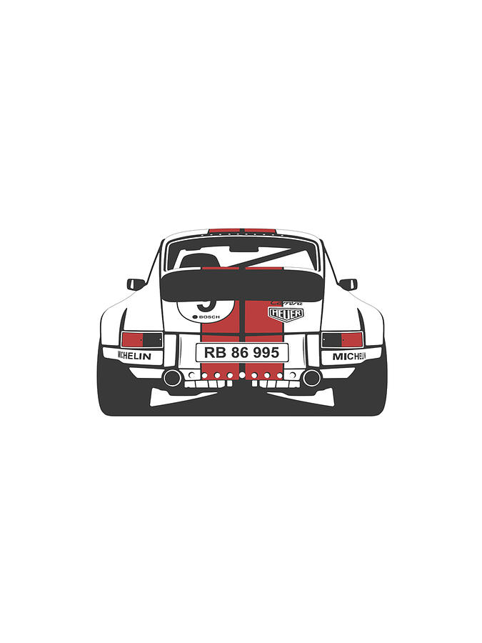 Classic Porsche 911 Race Car #7 Digital Art by Thespeedart Classic Porsche 911 Race Car #7 Digital Art by Thespeedart