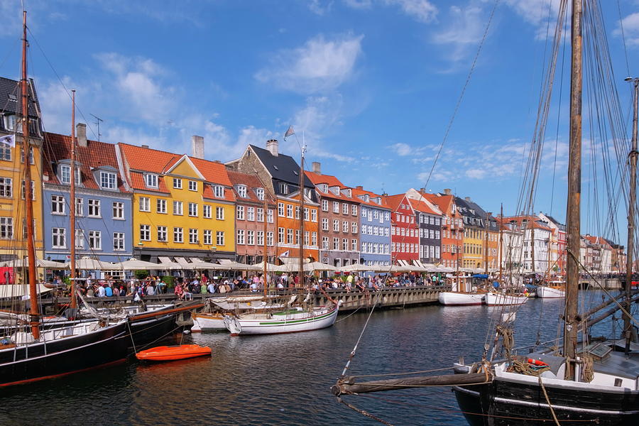 Colorful buildings of Nyhavn in Copenhagen, Denmark #7 Photograph by Elenarts - Elena Duvernay photo