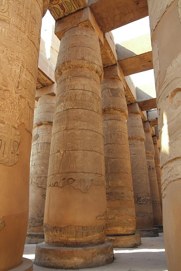 Columns In Karnak Temple #7 Photograph by Mikhail Kokhanchikov