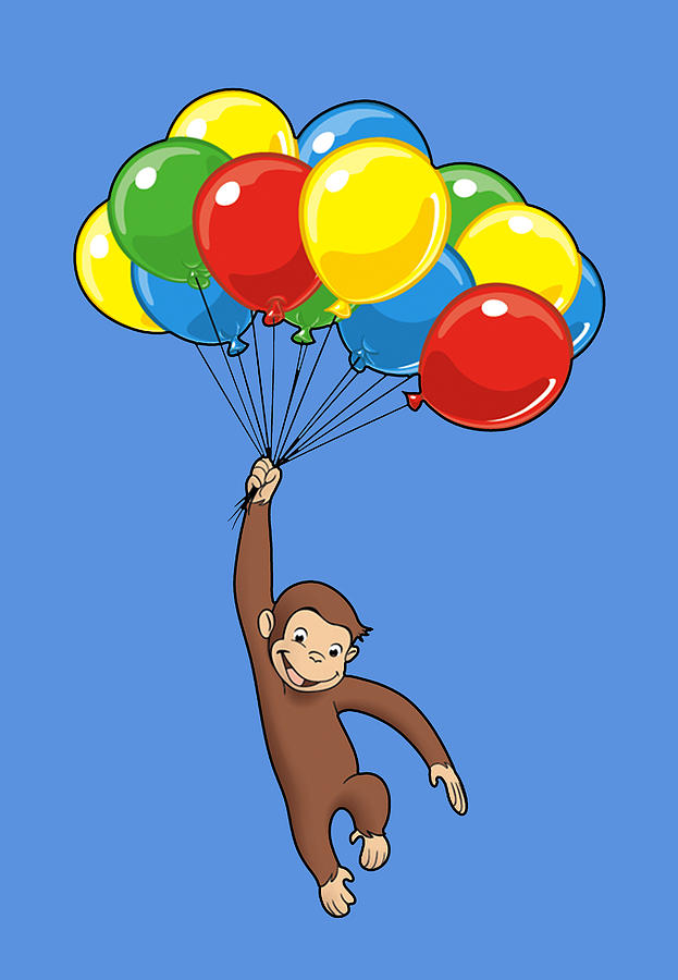 Curious George #7 Drawing by Curious George - Pixels Merch