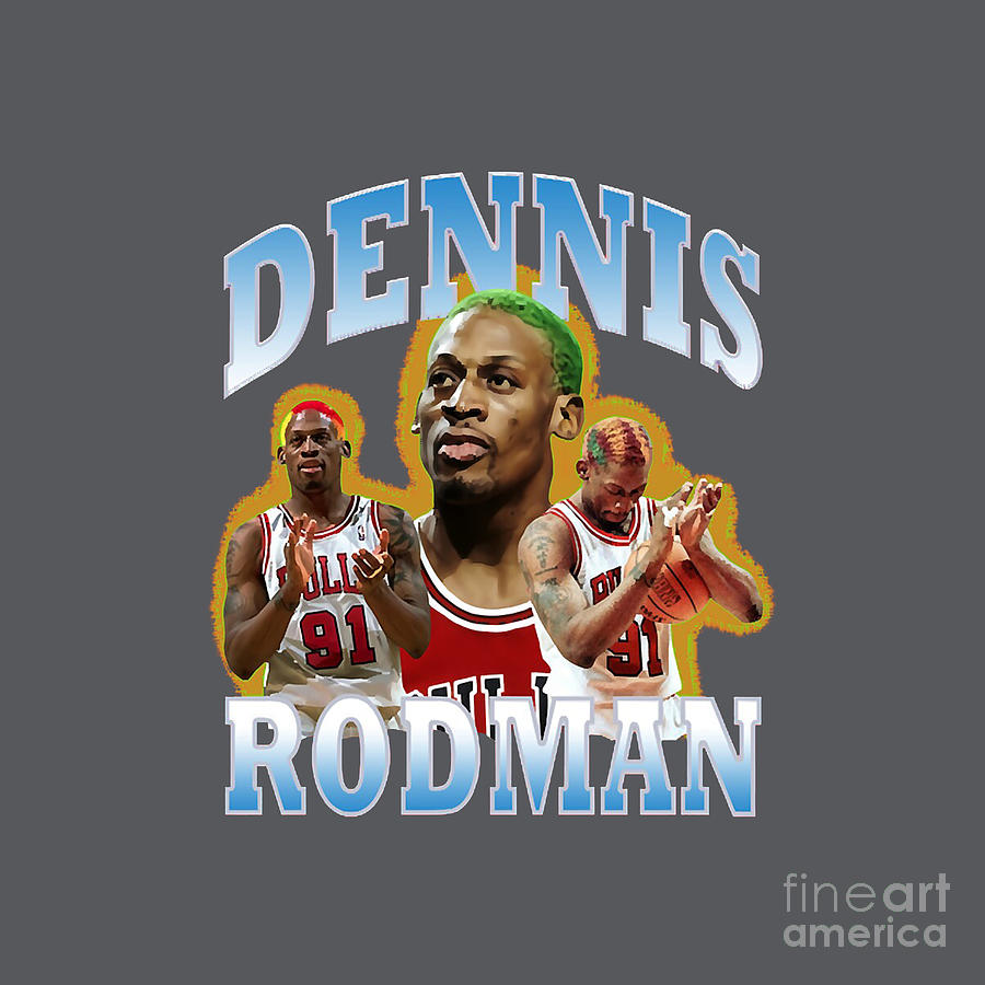 Dennis Rodman Drawing by Anita Zulaika - Fine Art America