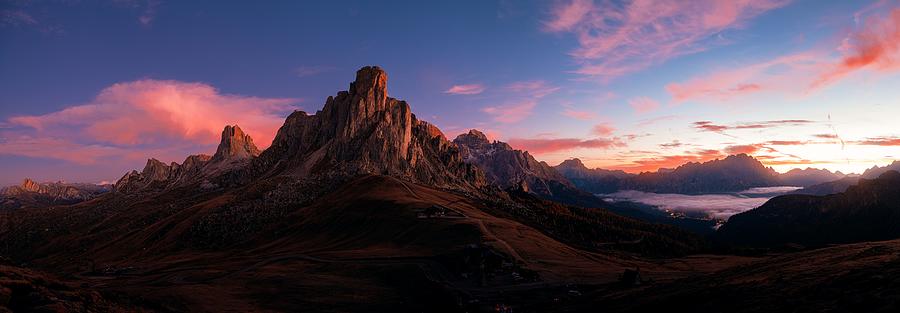 Dolomites sunrise #7 Photograph by Songquan Deng