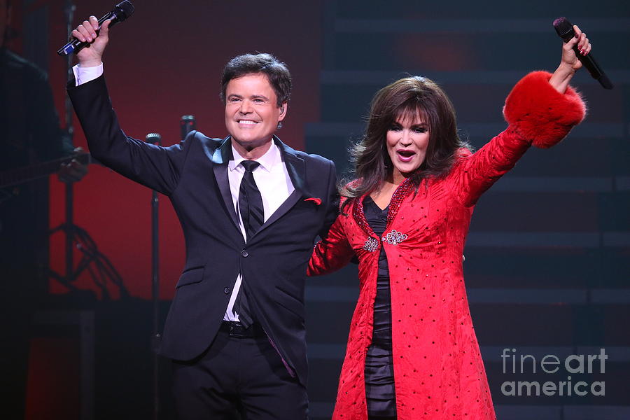 Donny and Marie Osmond Photograph by Concert Photos Fine Art America