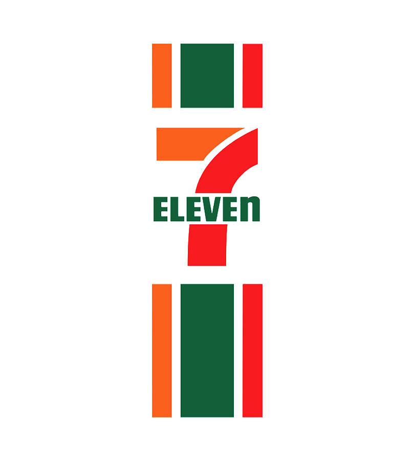 7 Eleven Logos Digital Art by Robert Slater - Pixels