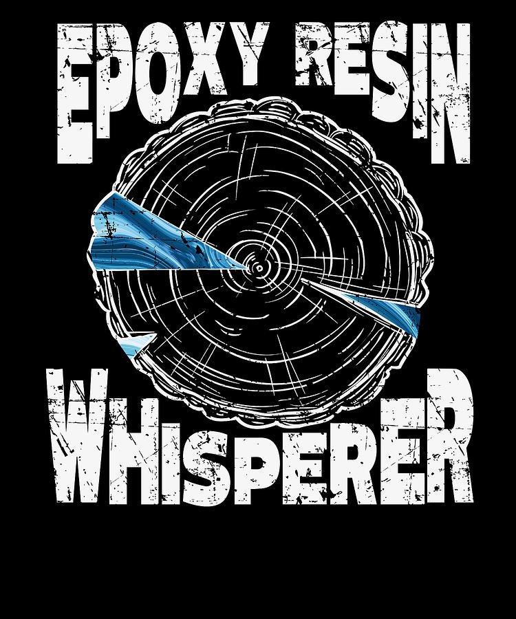 Epoxy Resin Digital Art - Epoxy Resin Whisperer River Table Art #7 by Toms Tee Store