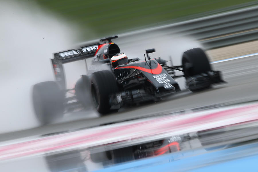 F1 Wet Weather Testing - Day One #7 Photograph by Mark Thompson