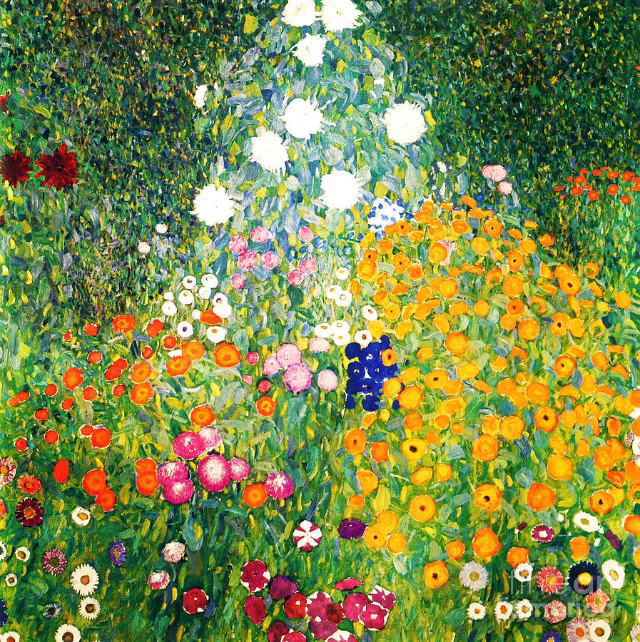 Gustav Klimt Painting - Flower Garden #7 by Gustav Klimt