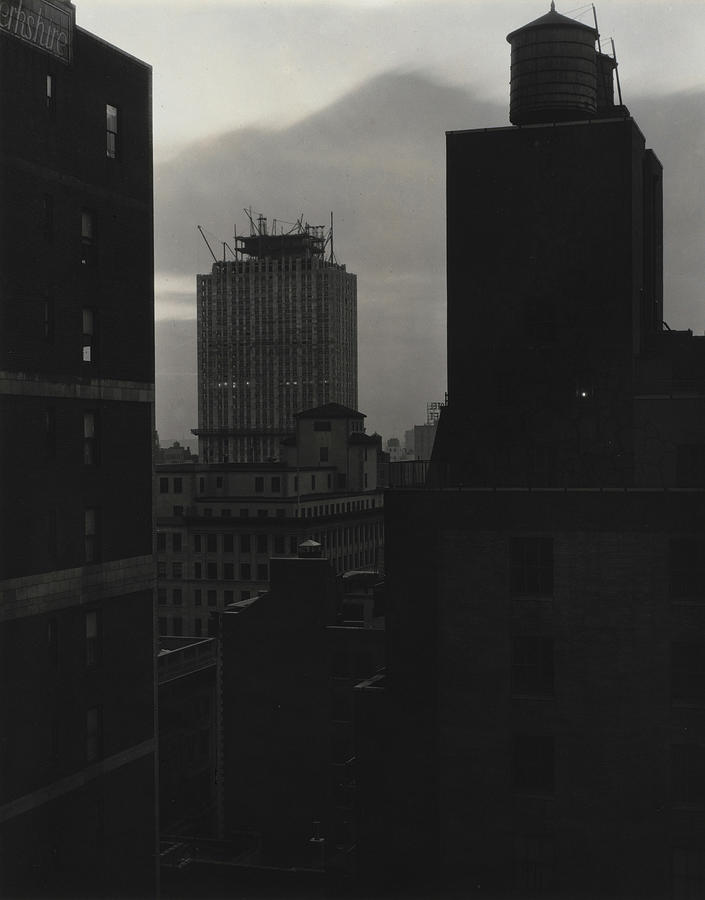 From My Window at An American Place Photograph by Alfred Stieglitz