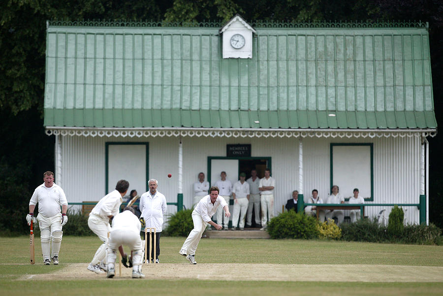 From The Boundarys Edge - Village Cricket #7 Photograph by Laurence Griffiths