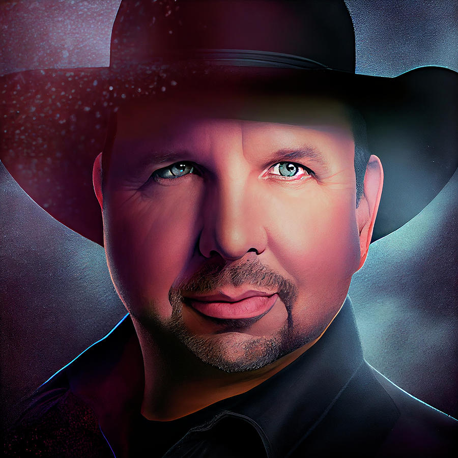 Garth Brooks Art Digital Art By Tim Hill - Fine Art America