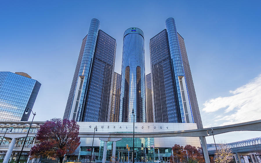 GM Renaissance Center In Detroit, Michigan #7 Photograph By Bryan ...