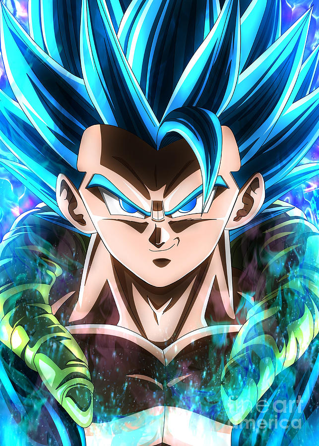 Gogeta Digital Art by ArtSpace