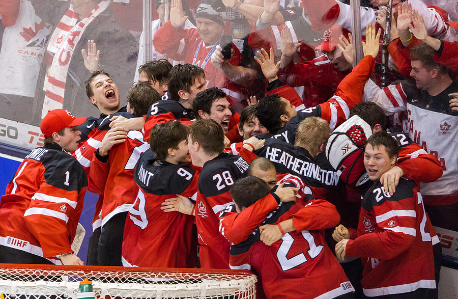 Gold Medal - 2015 IIHF World Junior Championship #7 Photograph by Dennis Pajot
