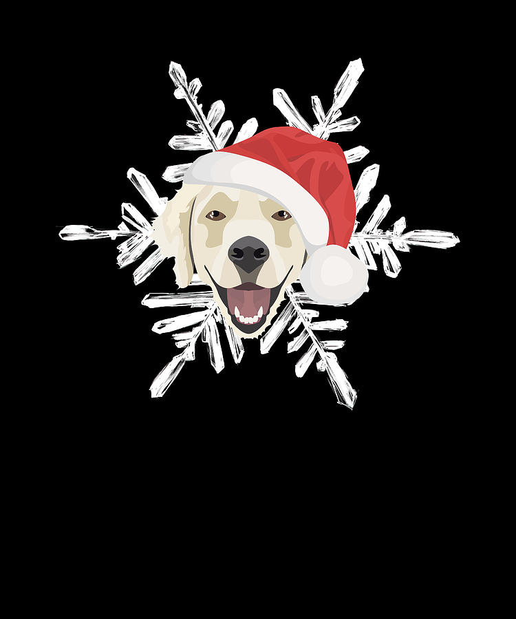 Golden Retriever Merry Christmas #7 Digital Art by GreenOptix - Fine ...